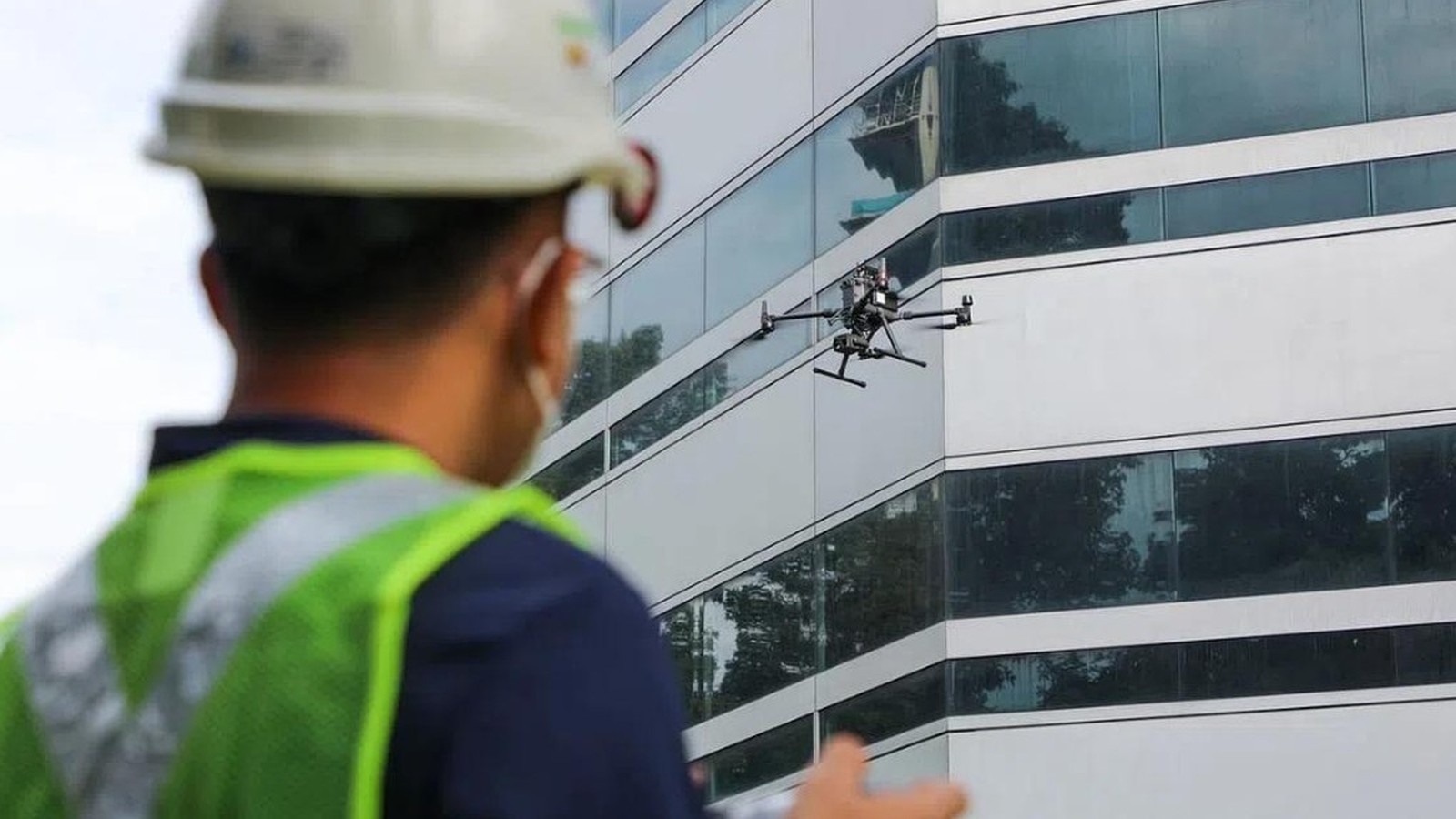 Suivi de chantier par drone
