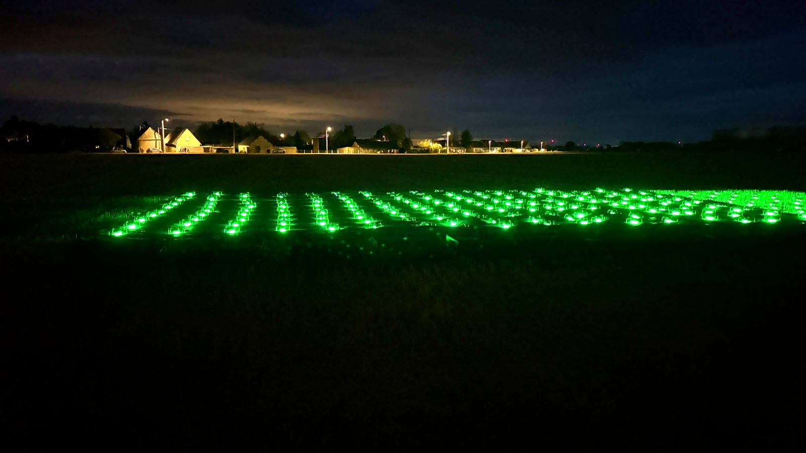Spectacle de drones lumineux