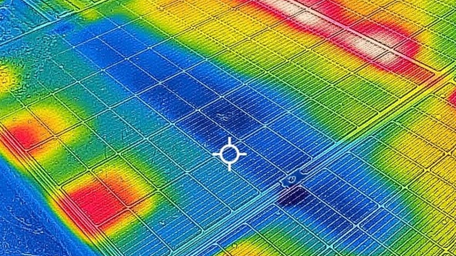 Thermographie d'une installation photovoltaïque